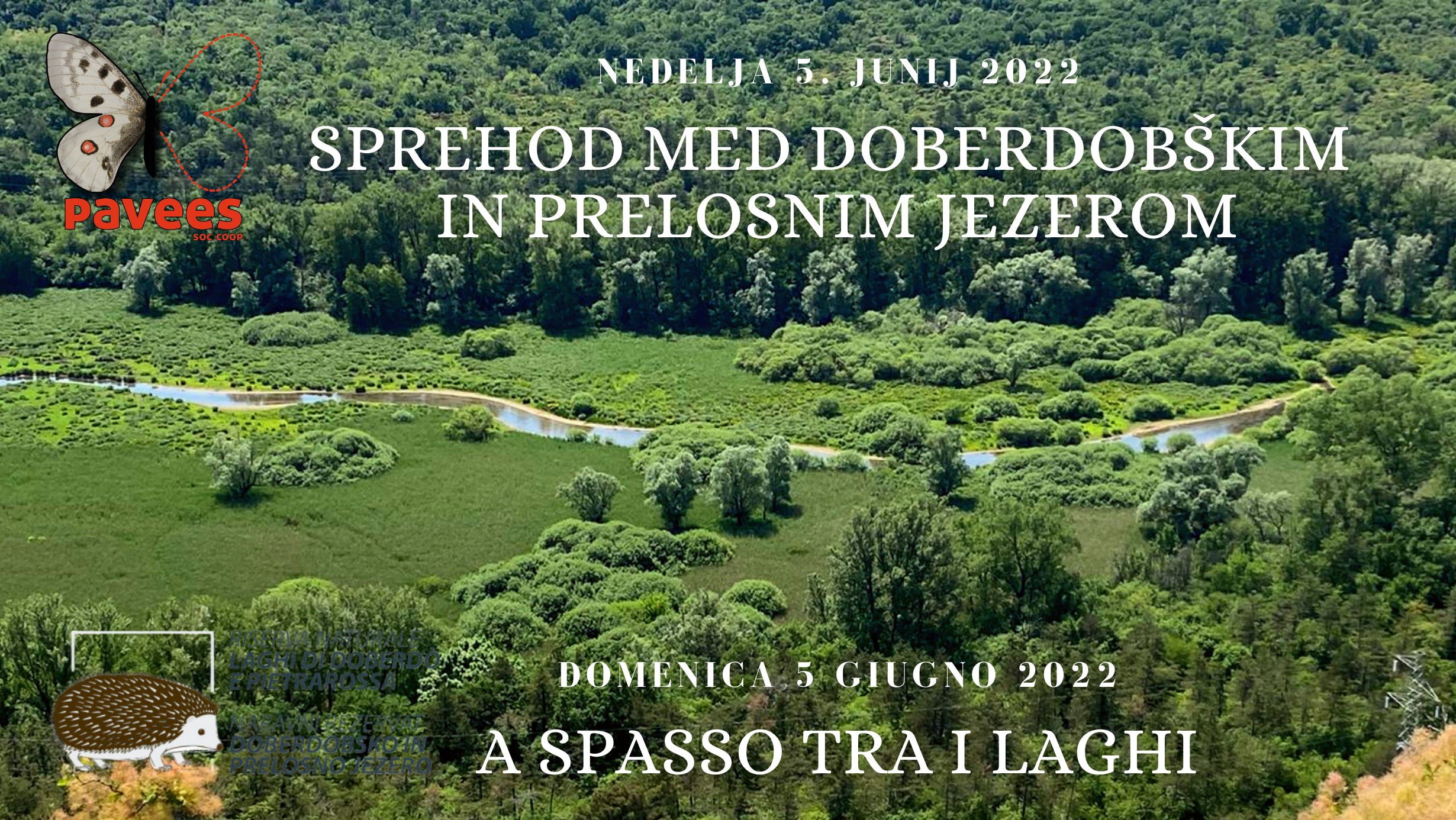 Sprehod med Doberdobškim in Prelosnim jezerom - Nedelja 5. junij 2022